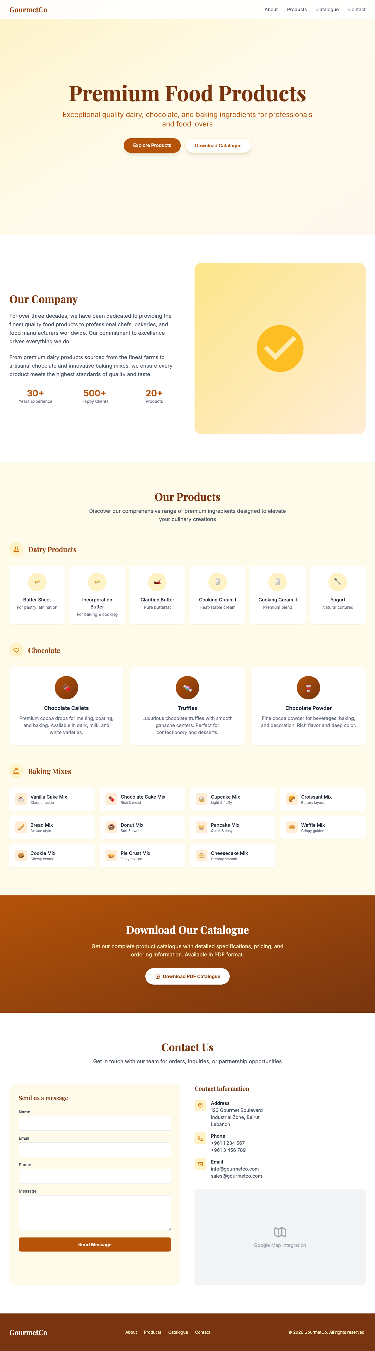 GourmetCo screenshot