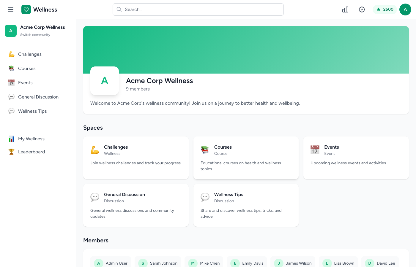 Wellness Community screenshot